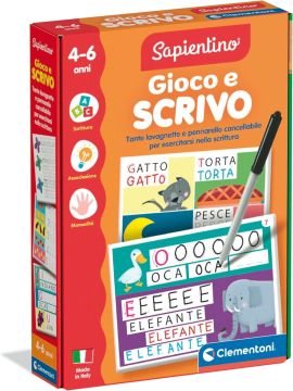 CLEMENTONI  SAPIENTINO - GIOCO E SCRIVO