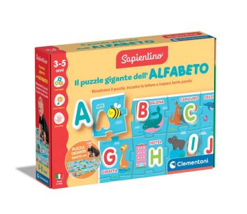 CLEMENTONI SAPIENTINO - PUZZLE GIGANTE DELL'ALFABETO