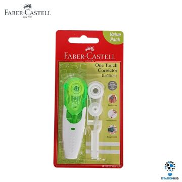 FABER CASTELL - ONE TOUCH CORRETTORE A NASTRO + RICARICA