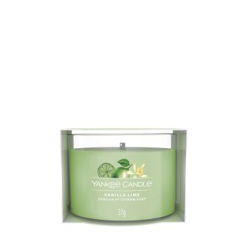 YANKEE CANDLE - CANDELA VOTIVE IN VETRO VANILLA LIME