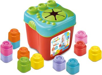 CLEMENTONI CLEMMY SENSORY BUCKET - TOUCH BUILD AND PLAY