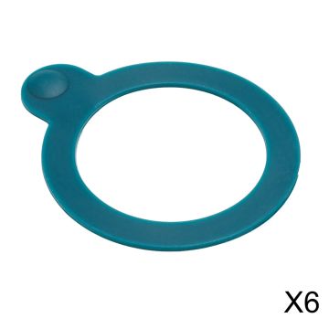 SET 6 GUARNIZIONI PER BARATTOLI DIAM. 8CM