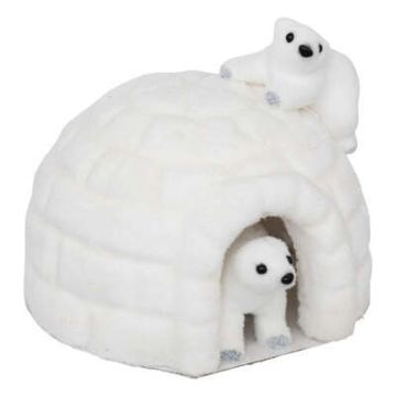 IGLOO IN POLISTIROLO CON ORSETTI DIAM. 20 H. 15CM