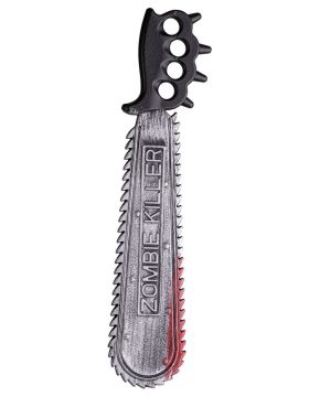 MOTOSEGA ZOMBIE INSAGUINATO H. 50CM