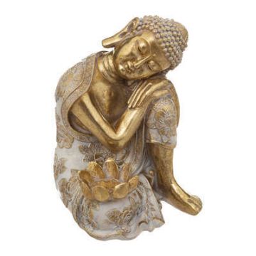 STATUA IN RESINA BUDDHA ATHERYA H 23CM