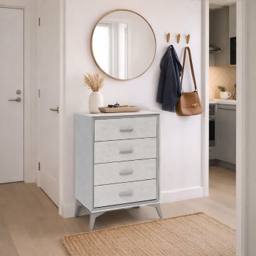 CASSETTIERA MULTIUSO CM 64X39 H. 90.5 GRIGIO
