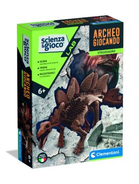 CLEMENTONI SCIENZA E GIOCO - ARCHEOGIOCANDO STEGOSAURO
