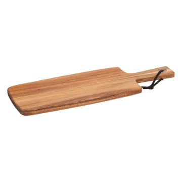 TAGLIERE DA PORTATA 15X40CM IN LEGNO DI ACACIA NATURALE