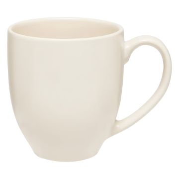 TAZZA CON MANICO IN CERAMICA LINEA MAE 48CL BIANCA