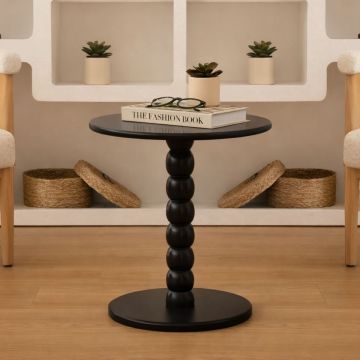 TAVOLINO MOD. CHAMLO CM 38X46.5 NERO 