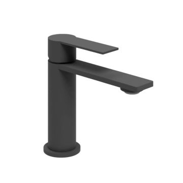LINEA HORUS - MIX LAVABO MONOCOMANDO IN ACCIAIO NERO OPACO