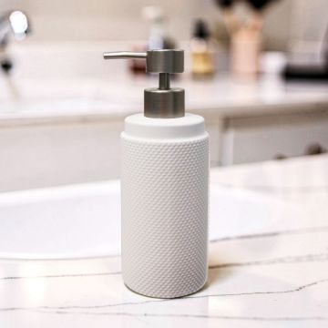 DISPENSER IN CERAMICA BIANCO
