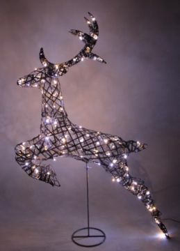 RENNA IN RATTAN A LED 110 LUCI 78X18 H. 113CM