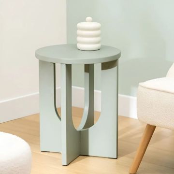 TAVOLINO MOD. BLOOM CM 40X50.5 VERDE SALVIA