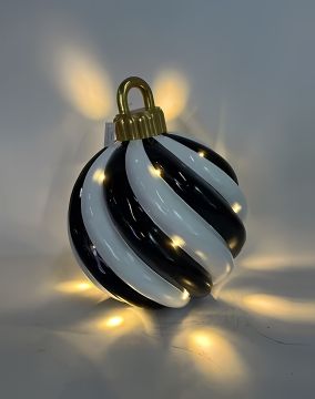 SFERA IN MAGNESIO CON 13 LED A BATTERIA DIAM. 46CM