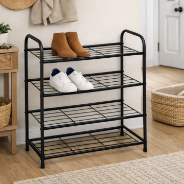 SCARPIERA MOD. METTY CM 71X31 H.74 IN METALLO NERO 