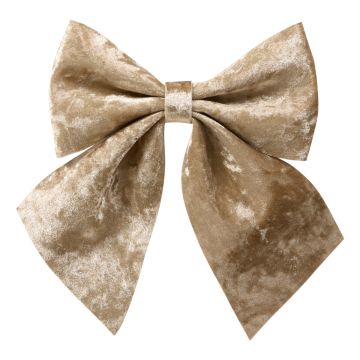 FIOCCO IN VELLUTO BEIGE 20X24CM 
