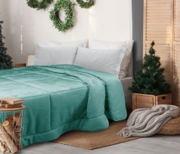 TRAPUNTA MIC VELOUR IN POLIESTERE 250X250CM ASSORTITO