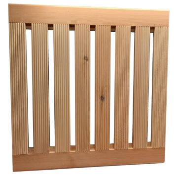 PEDANA DOCCIA CM 57X57 IN PINO CEMBRO NATURALE