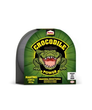 PATTEX - CROCODILE TAPE NERO 20MT