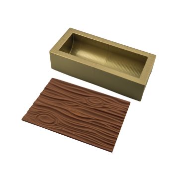 STAMPO IN SILICONE KIT MAGIC WOOD IN SILICONE CON TAPPETO 29.6X13 H. 7.2CM