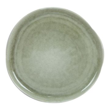 PIATTO PIANO LINEA ELEMENTS IN CERAMICA VERDE DIAM. 27CM