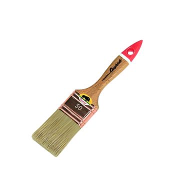 PENNELLESSA SETOLA BIONDA GHIERA RAMATA MANICO LEGNO MM 20