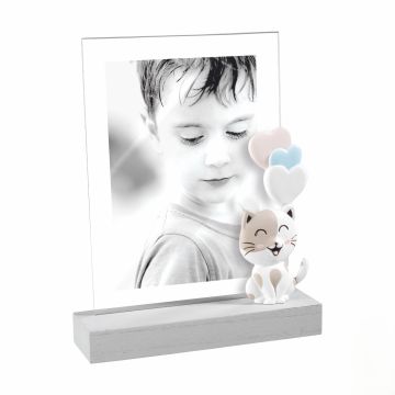 PORTAFOTO IN ACRILICO CON DECORAZIONE ASSORTITE 13X18CM 