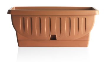 FIORIERA NATURA 80X38,5X35CM COLOR TERRACOTTA