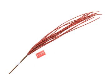 RAMO CON GLITTER ROSSO H. 110CM