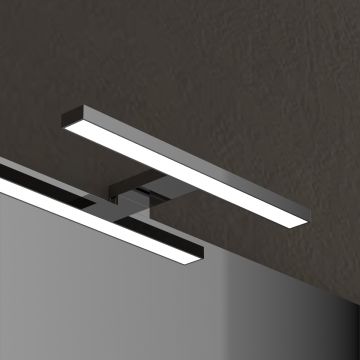 APPLIQUE A LED CROMATO 30CM - 5W 4000K 400lm IP44