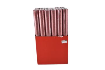 ROTOLO DI CARTA NATALIZIO ROSSO 48CMX2.7M