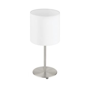 LAMPADA DA TAVOLO PASTERI BIANCO H. 40CM - 1X60W E27