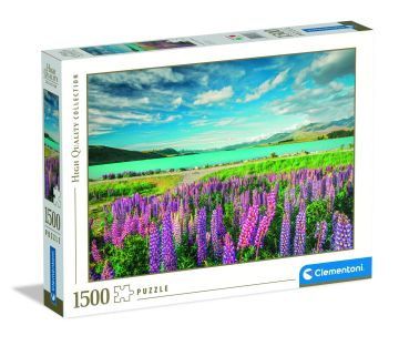 CLEMENTONI HQC - PUZZLE 1500 PEZZI LUPINS AT LAKE TEKAPO