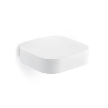 LINEA OUTLINE - PORTA SAPONE BIANCO MATT