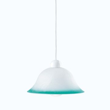 SOSPENSIONE SETTECENTO BIANCO/VERDE 31X120CM - 1XE27 MAX 60W