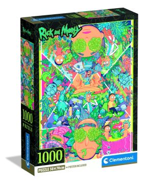 CLEMENTONI HQC - PUZZLE 1000 PEZZI RICK AND MORTY 2