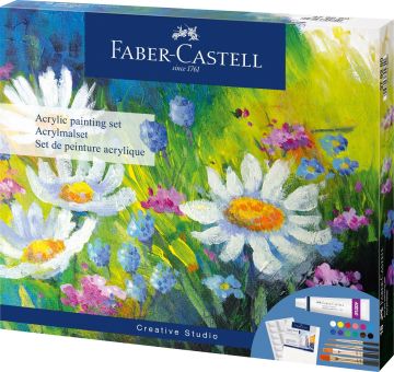 SET DI PITTURA ACRILICA DA 18 PEZZI