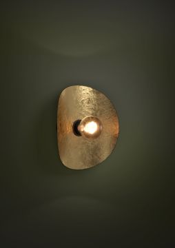 APPLIQUE SACEDA NERO/ORO H. 29CM - 1XE27 40W