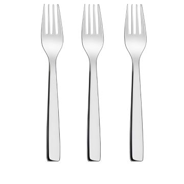 SET 3 FORCHETTE DA TAVOLA LINEA RIVER 19.4CM