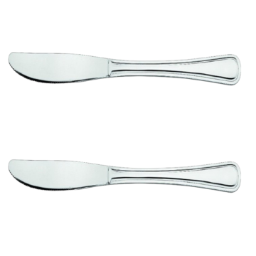 SET 2 COLTELLI DA TAVOLA LINEA INGLESE 21.5CM