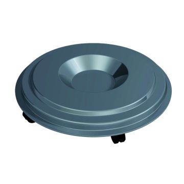 TROLLEY BASE CON RUOTE PER PORTA SACCO DIAM. 56CM 