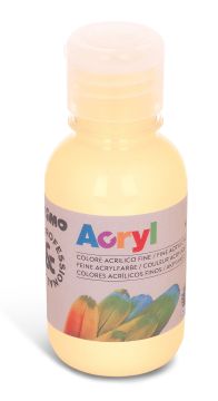 PRIMO - BOTTIGLIA COLORE ACRILICO 125ML GIALLO AVORIO
