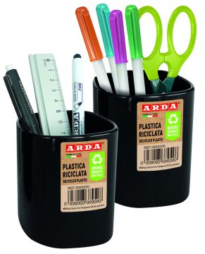 BICCHIERE PORTAPENNE BLACK IS THE NEW GREEN