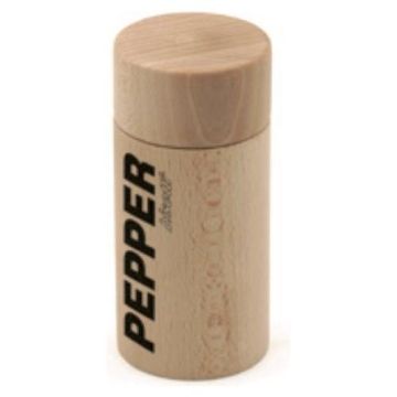 MACINA PEPE CORTINA IN FAGGIO NATURALE H. 12.5CM