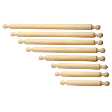 MATTARELLO CON DUE MANICI IN LEGNO 32CM