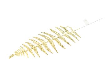 RAMO GLITTERATO H. 44CM ORO