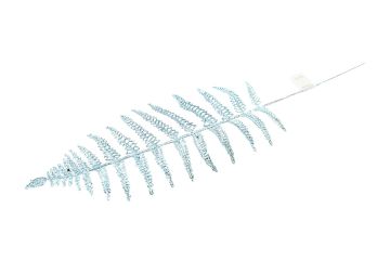 RAMO GLITTERATO H. 44CM CELESTE