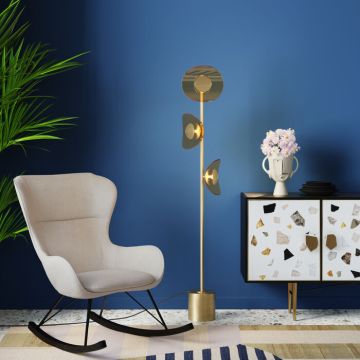 PIANTANA LED MARIPOSA OTTONE H. 160CM - 230V 3.5W G9