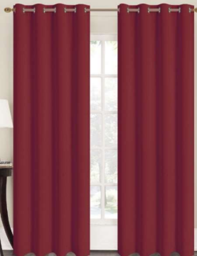 LINEA MADY - TENDA CON OCCHIELLI IN POLIESTERE 140X280CM MARRONE 
